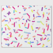 Colorful Confetti Geschenkpapier (Flach)