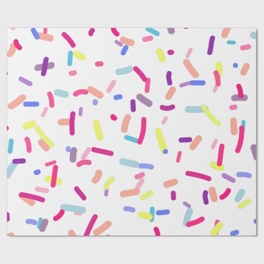Colorful Confetti Geschenkpapier (Flach)
