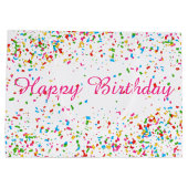 Colorful confetti große geschenktüte (Rückseite)