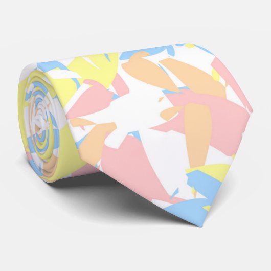 Colorful Confetti Krawatte (Gerollt)