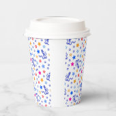 Colorful Confetti Pappbecher (Links)