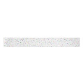 Colorful Confetti Polka Dots Party Satinband (Vorderseite)
