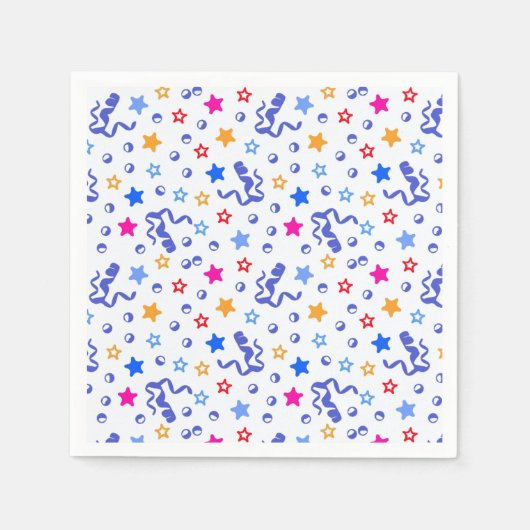 Colorful Confetti Serviette (Vorderseite)