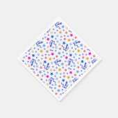 Colorful Confetti Serviette (Ecke)