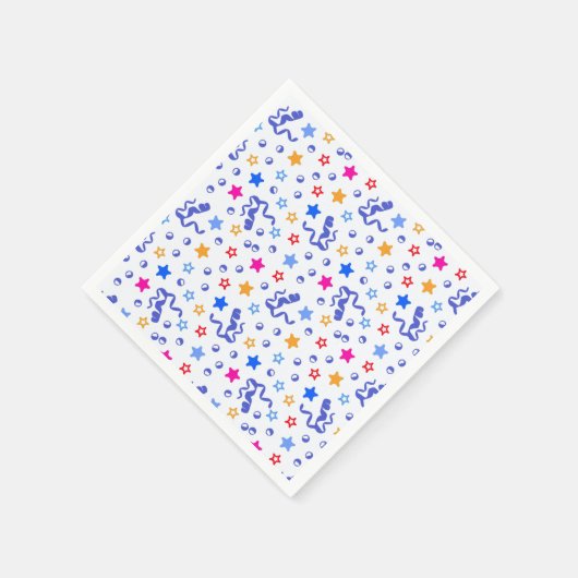 Colorful Confetti Serviette (Ecke)