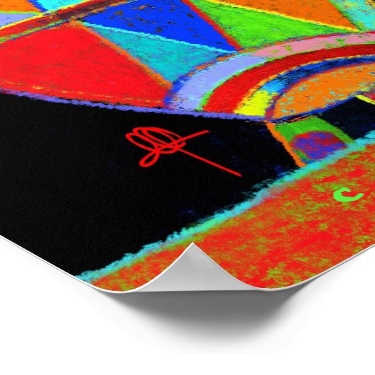 Colorful Conga Poster (Ecke)