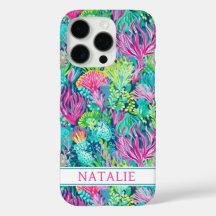 Colorful Coral Reef Monogrammed