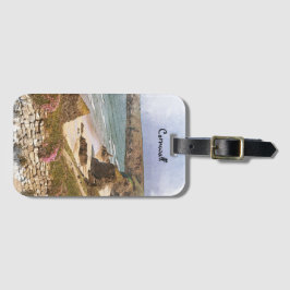 Colorful Cornwall England Küstenlandschaft Gepäckanhänger