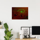 Colorful Cosmos Print #3 Poster (Heimbüro)