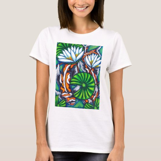 Colorful Coy Carp TShirt (Vorderseite)