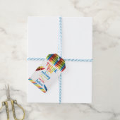 Colorful Crayon Birthday Vielen Dank Geschenkanhänger (Mit Garn)