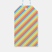 Colorful Crayon Birthday Vielen Dank Geschenkanhänger (Rückseite)