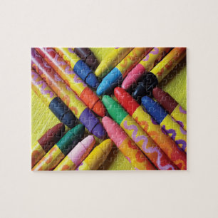 Colorful Crayon Puzzle