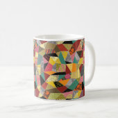 Colorful Crazy Quilt Patchwork Kaffeetasse (VorderseiteRechts)