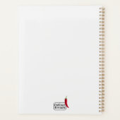 Colorful Crochet Gemüsemushroom Collage Name Planer (Rückseite)