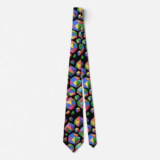 Colorful Cubes Krawatte (Vorderseite)