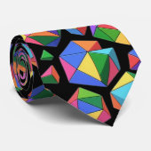 Colorful Cubes Krawatte (Gerollt)