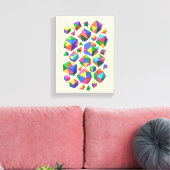 Colorful Cubes Leinwanddruck (Insitu (Wohnzimmer))