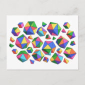 Colorful Cubes Postkarte (Vorderseite)