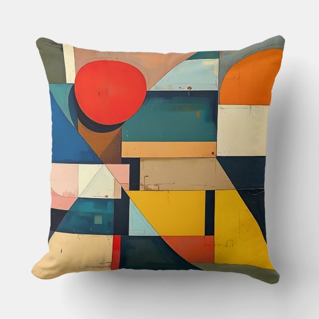colorful cubism kissen (Vorderseite)