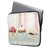 colorful cupcake laptopschutzhülle (Vorderseite Links)