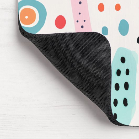 colorful cute elements design mousepad (Ecke)
