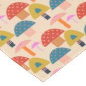 Colorful cute mushrooms tischdecke (Schrägansicht)