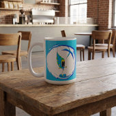 Colorful Cute Quirky Cartoon Character Kaffeetasse