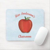 Colorful Cute Teachers Apple Ordroom Mousepad (Mit Mouse)