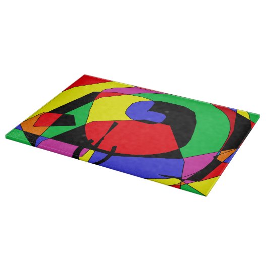 Colorful Cutting Board Multicolor Schneidebrett (Ecke)