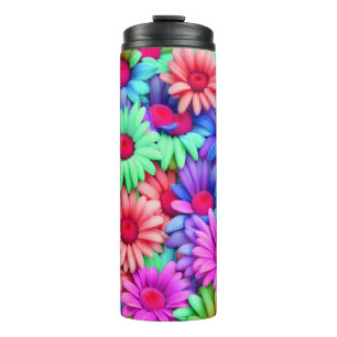 Colorful Daisies #49 - Thermosbecher