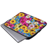 Colorful Daisies #55 - Laptopschutzhülle (Vorne Knopf)