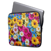 Colorful Daisies #55 - Laptopschutzhülle (Vorderseite Links)