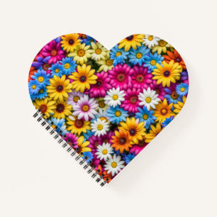 Colorful Daisies #55 - Notizblock