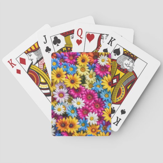 Colorful Daisies #55 - Spielkarten (Rückseite)