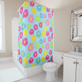 Colorful Daisies Duschvorhang (Beispiel)
