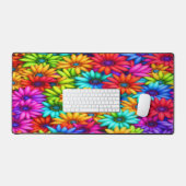 Colorful Daisies - Schreibtischmatte (Tastatur & Maus)