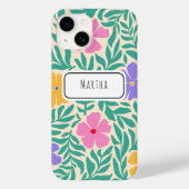 Colorful Daisy Flower Phone Case (Rückseite)