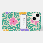 Colorful Daisy Flower Phone Case  (Rückseite (Horizontal))