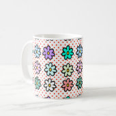 Colorful Daisy Kaffeetasse (Vorderseite Links)