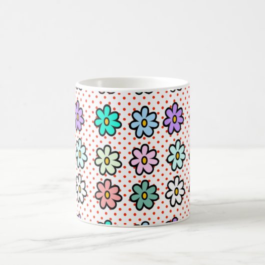Colorful Daisy Kaffeetasse (Mittel)