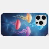 Colorful Dancing Jellyfish Case-Mate iPhone Hülle (Rückseite (Horizontal))