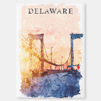 Colorful Delaware USA Vintage Travel