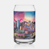 Colorful Denver Skyline Dosenglas (Links)