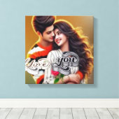 Colorful Digital 3D Leinwand Art - Perfekt (Insitu (Holzboden))