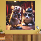 Colorful Digital 3D Leinwand Art - Perfekt (Insitu (Wohnzimmer))