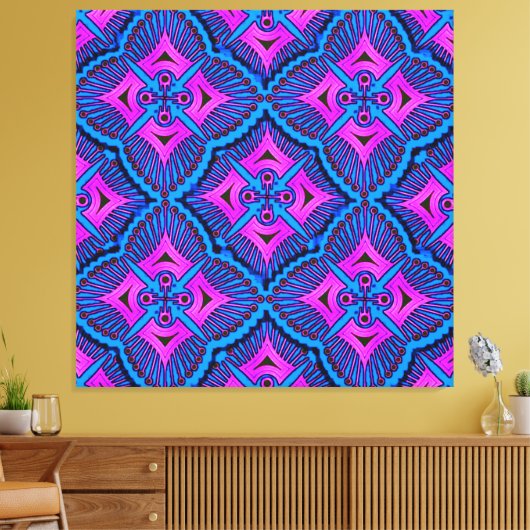 Colorful Digital 3D Leinwand Art - Perfekt (Insitu (Wohnzimmer))