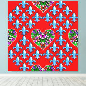 Colorful Digital 3D Leinwand Art - Perfekt (Insitu (Holzboden))