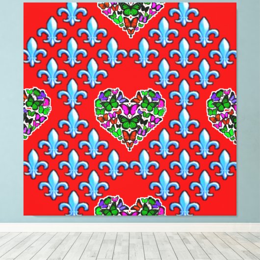 Colorful Digital 3D Leinwand Art - Perfekt (Insitu (Holzboden))