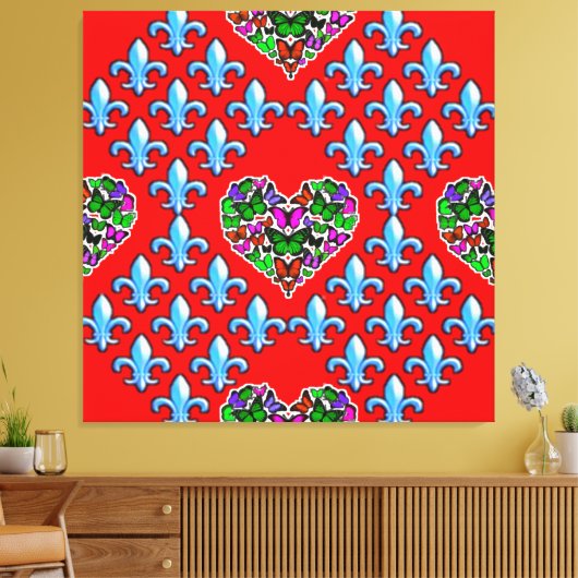 Colorful Digital 3D Leinwand Art - Perfekt (Insitu (Wohnzimmer))